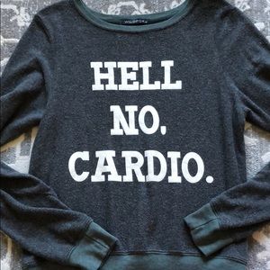 Wildfox Baggy Beach Jumper XS gray No Cardio